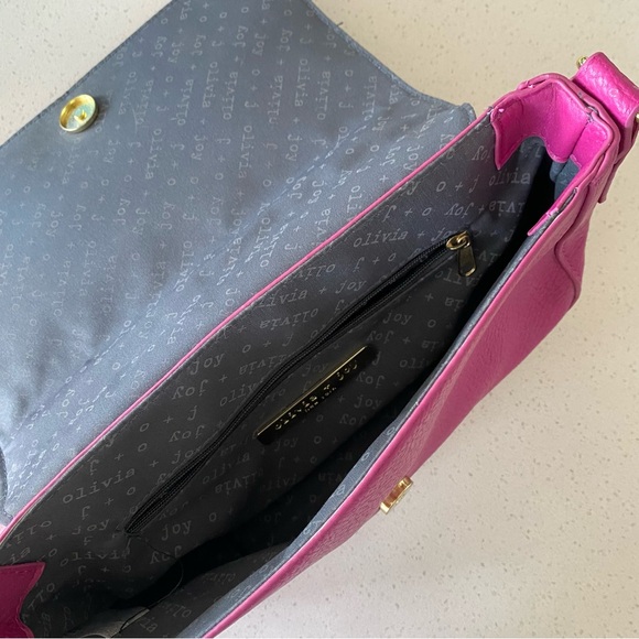 Olivia + Joy Hot Pink Crossbody Bag - Picture 3 of 3